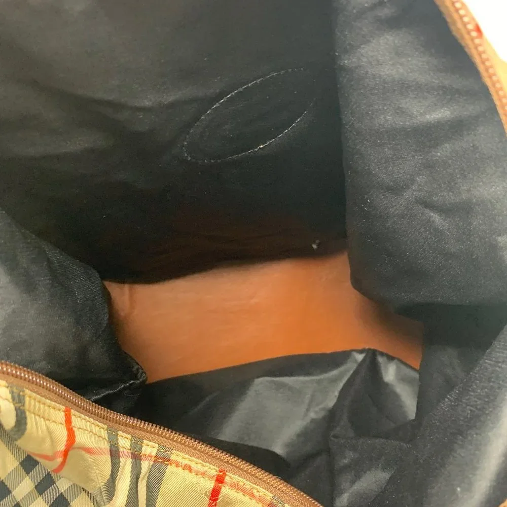 BURBERRY Multi Fabric Shoulder Bag authentic - Picture 4 of 8